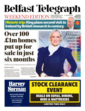 Cover of Belfast Telegraph