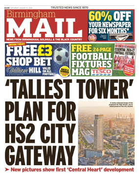 Cover of Birmingham Mail
