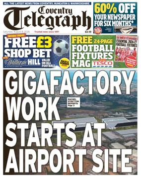 Cover of Coventry Telegraph