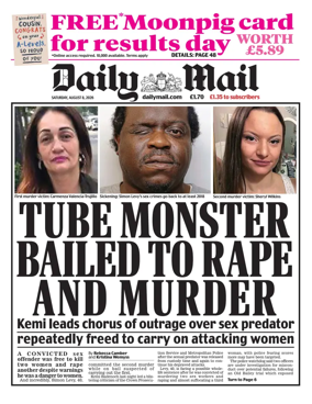 Cover of Daily Mail