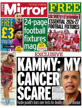 Cover of Daily Mirror
