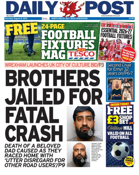 Cover of Daily Post (North Wales)