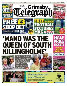 Cover of Grimsby Telegraph