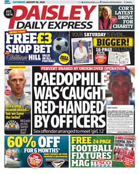 Cover of Paisley Daily Express