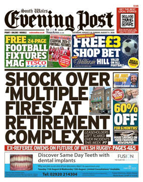 Cover of South Wales Evening Post
