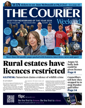 Cover of The Courier & Advertiser (Angus and Dundee)
