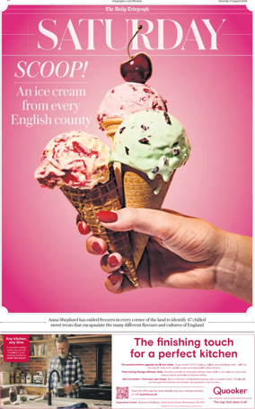 Cover of The Daily Telegraph – Saturday Supplement