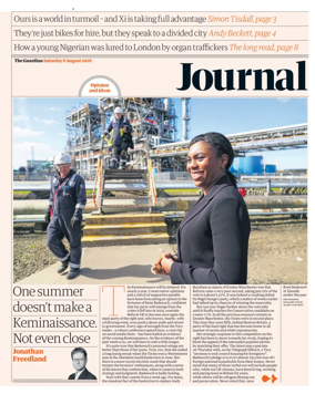 Cover of The Guardian e-paper Journal