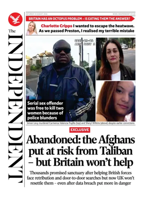 Cover of The Independent