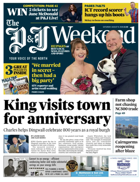 Cover of The Press and Journal (Inverness Highlands and Islands)