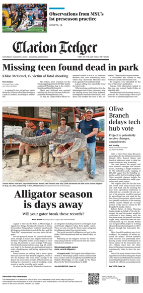 Cover of Clarion Ledger