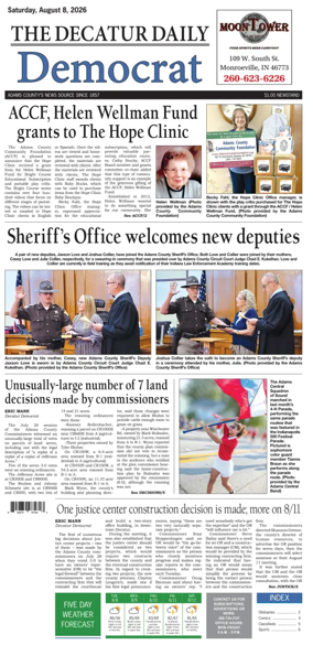 Cover of The Decatur Daily Democrat