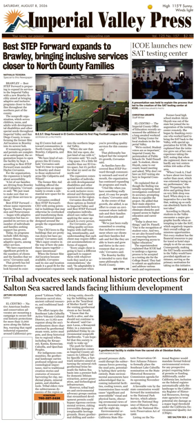 Cover of Imperial Valley Press