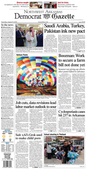 Cover of Northwest Arkansas Democrat-Gazette