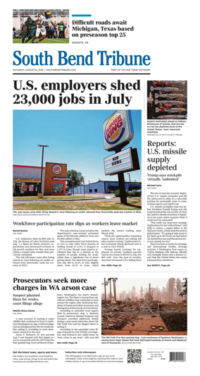 Cover of South Bend Tribune