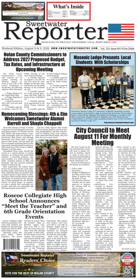Cover of Sweetwater Reporter