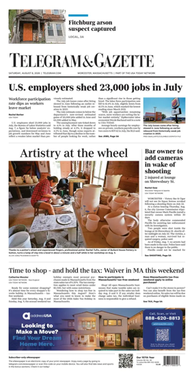 Cover of Telegram & Gazette