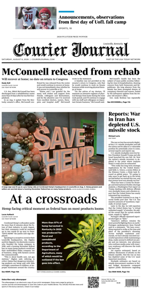 Cover of The Courier-Journal (Louisville)