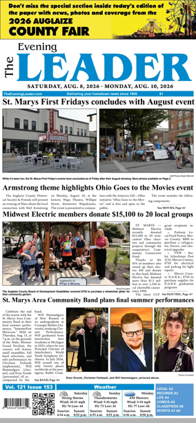 Cover of The Evening Leader