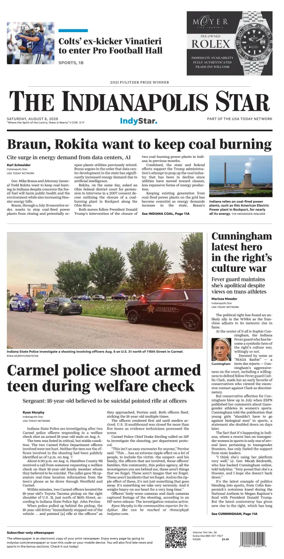 Cover of The Indianapolis Star