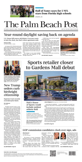 Cover of The Palm Beach Post