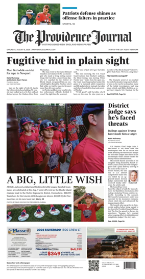 Cover of The Providence Journal