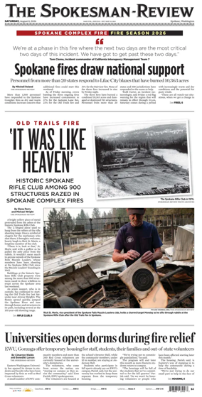 Cover of The Spokesman-Review (Spokane)