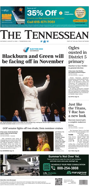 Cover of The Tennessean