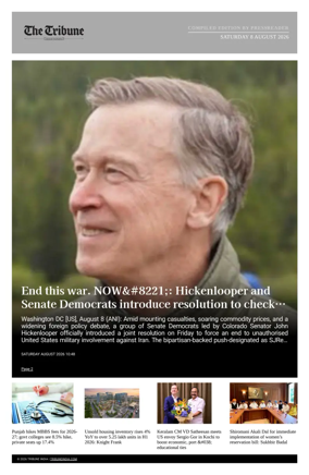 Cover of Tribune India - Compiled Edition