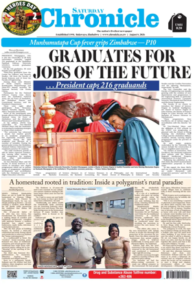 Cover of Chronicle (Zimbabwe)