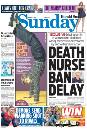 Cover of Herald Sun