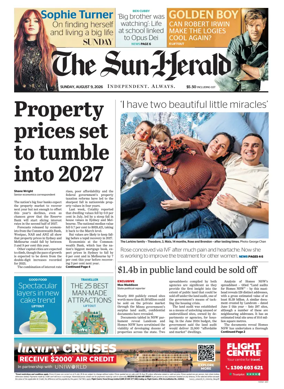 Cover of The Sydney Morning Herald