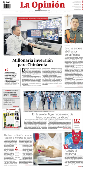 Cover of La Opinion