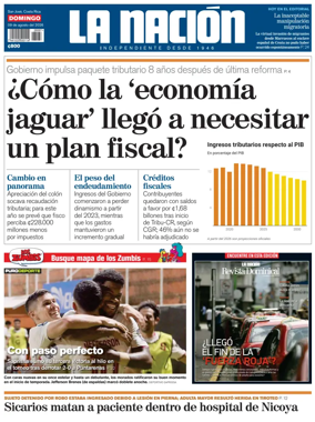 Cover of La Nacion (Costa Rica)