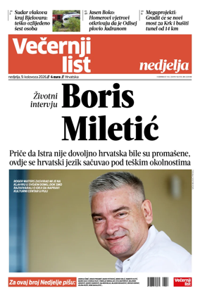 Cover of Vecernji list - Hrvatska