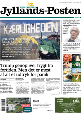 Cover of Jyllands-Posten Sondag