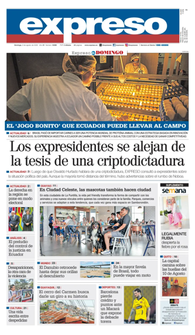 Cover of Diario Expreso