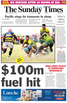 Cover of The Fiji Times