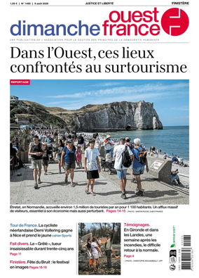 Cover of Dimanche Ouest France (Finistere)