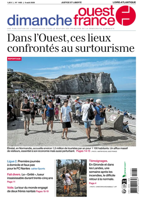 Cover of Dimanche Ouest France (Loire-Atlantique)