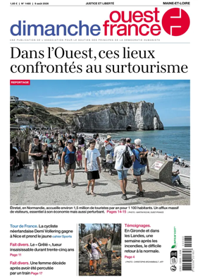 Cover of Dimanche Ouest France (Maine-et-Loire)
