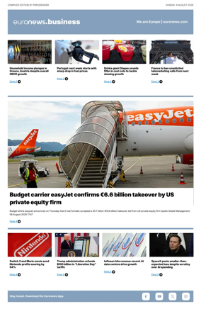Cover of Euronews Business