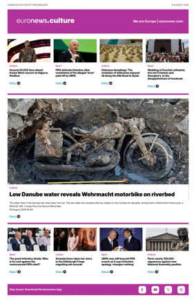 Cover of Euronews Culture and Sport Compiled Edition