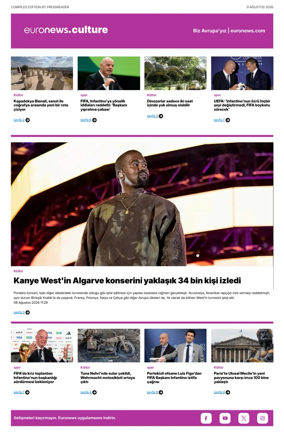 Cover of Euronews Culture and Sport (Turkish) Compiled Edition