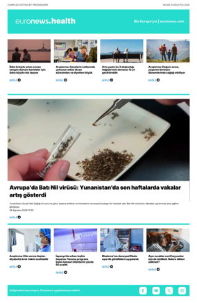 Cover of Euronews Health (Turkish) Compiled Edition