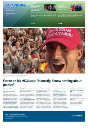 Cover of Euronews World Cup