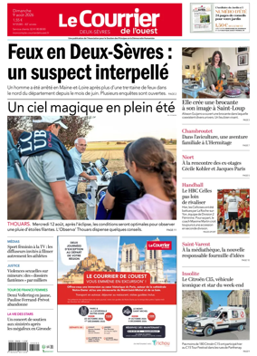 Cover of Le Courrier de l’Ouest (Deux-Sevres)