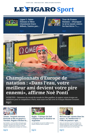 Cover of Le Figaro Sport