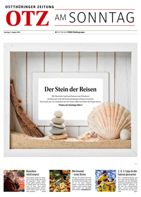 Cover of Ostthuringer Zeitung (OTZ am Sonntag)