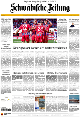 Cover of Schwabische Zeitung (Bad Saulgau)